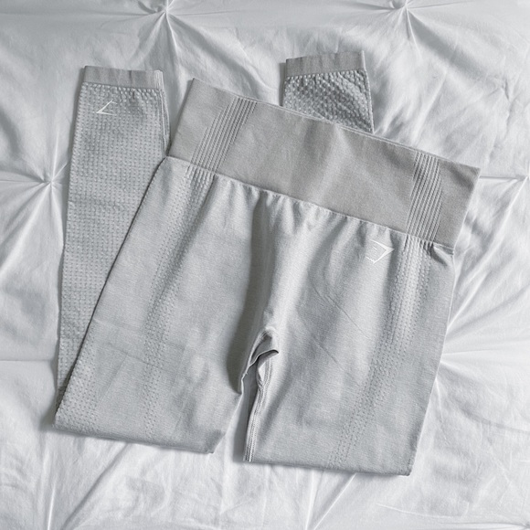 Gymshark Pants - Gymshark | Vital Seamless Leggings [Light Gray]